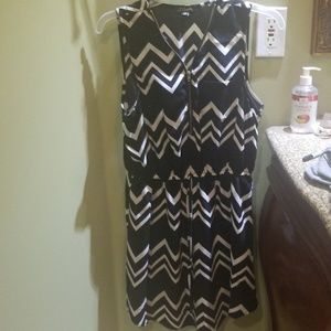 Black Chevron dress